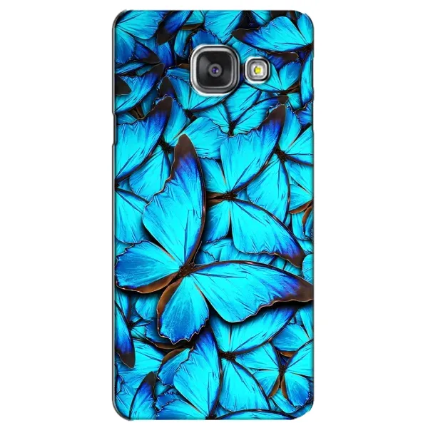 Чехол с принтом «Синие бабочки» для Samsung Galaxy A3 2016 (A3100, A310F) Чехол с принтом «Синие бабочки» для Samsung Galaxy A3 2016 (A3100, A310F)