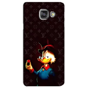 Чехлы для Samsung Galaxy A3 2016 / A3100 / A310F - Скрудж МакДак Louis Vuitton (PREMIUMPrint) (Скрудж с бриллиантом)