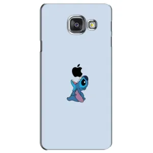 Чохол з принтом Стіч на Samsung Galaxy A3 2016 (A3100, A310F) (Stitch apple)