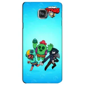 Чехлы Brawl Stars для Samsung Galaxy A3 2016 / A3100 / A310F (AlphaPrint) (Трио героев)