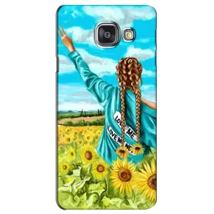Чохол для Патріота України Samsung Galaxy A3 2016 / A3100 / A310F - (AlphaPrint) (Україночка)