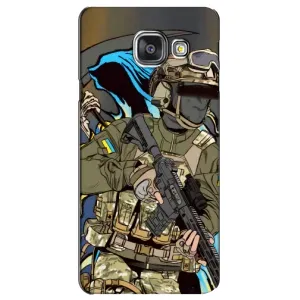 Чехлы с картинкой ЗСУ для Samsung Galaxy A3 2016 / A3100 / A310F (AlphaPrint) (Воїн ЗСУ)