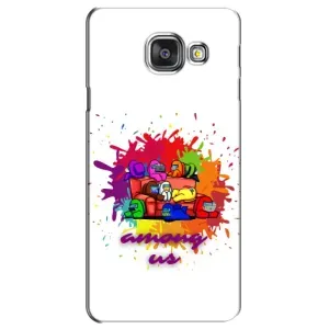 Чохли Амонг Ас для Samsung Galaxy A3 2016 / A3100 / A310F (AlphaPrint) (Яскравий АмонгАс)