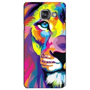 Чехол со Львом для Samsung Galaxy A3 2016 / A3100 / A310F (VPrint) (Яркий Лев)