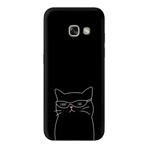 Чохол з малюнком кіт на Samsung Galaxy A3 2017 / A320 / A320F (Байдужий кіт)