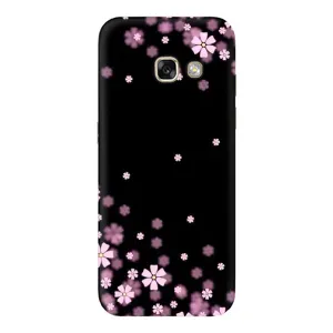 Чохол для Samsung A3 2017 - з принтом (Дизайнерські) (AlphaPrint) (Квіти маленькі)
