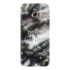 Новорічні, Святкові Чохли для Samsung Galaxy A3 2017 / A320 / A320F - 2024 год (Hello winter)