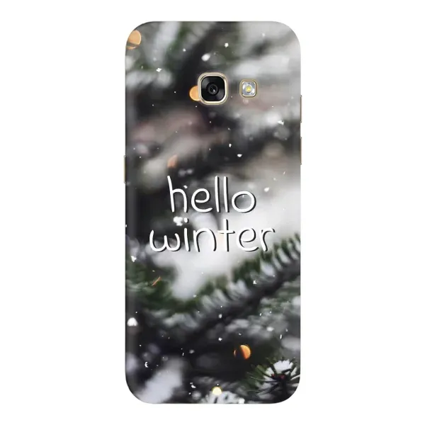 Чехол с принтом «Hello winter» для Samsung Galaxy A3 2017 (A320, A320F)