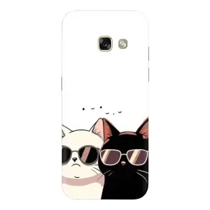 Чохол з малюнком кіт на Samsung Galaxy A3 2017 / A320 / A320F (Коти в окулярах)