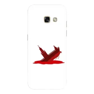 Чехол с принтом (Русский корабль...) для Samsung A3 2017 (AlphaPrint) (Кремлівський Корабель)