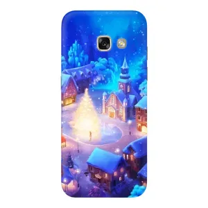 Різдвяні Чохли для Samsung Galaxy A3 2017 / A320 / A320F (VPrint) (Різдвяне місто)