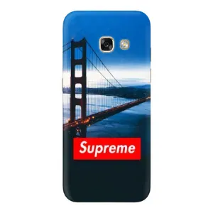 Чеохол для Samsung Galaxy A3 2017 / A320 / A320F з картинкою Supreme (AlphaPrint) (Стиль Supreme)