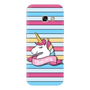 Чохол для Samsung A3 2017 - (Єдинорожки - Новинки) (AlphaPrint) (Unicorn)