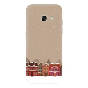 Новорічні, Святкові Чохли для Samsung Galaxy A3 2017 / A320 / A320F - 2024 год (Зимове місто)