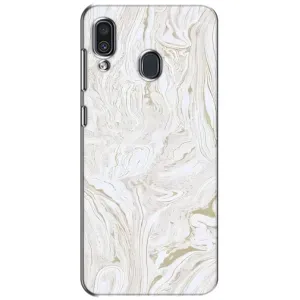 Чехол с принтом «Белый мрамор» для Samsung Galaxy A30 2019 (A305F)