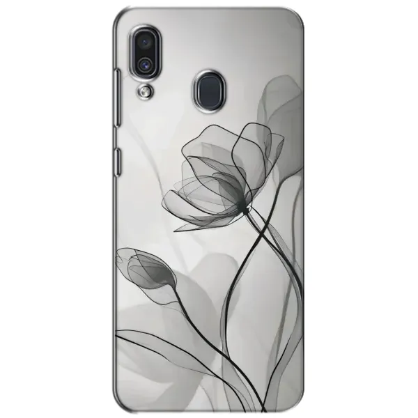 Чохол з принтом «Чорні квіти» для Samsung Galaxy A30 2019 (A305F) Чохол з принтом «Чорні квіти» для Samsung Galaxy A30 2019 (A305F)
