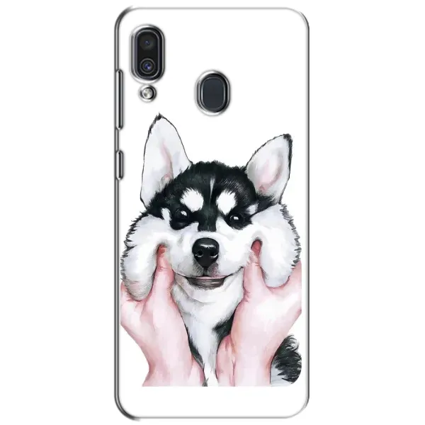 Чохол з принтом «Радісний Хаскі» для Samsung Galaxy A30 2019 (A305F)