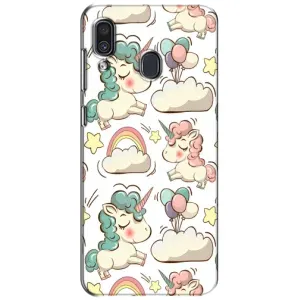 Чохол для Самсунг Ґелексі А30 2019 (А305Ф) - (Єдинорожки - Новинки) (AlphaPrint)