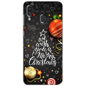 Рождественские Чехлы для Samsung Galaxy A30 2019 (A305F) (VPrint) (Елочка)