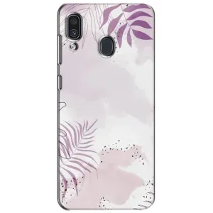 Чохол з принтом «Фіолетове листя» для Samsung Galaxy A30 2019 (A305F)