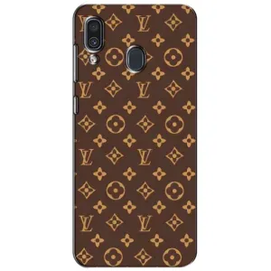 Чехлы Луи Витон для Samsung Galaxy A30 2019 (A305F) (AlphaPrint - LOUIS VUITTON) (фон LOUIS VUITTON)