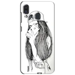 Чохол з друком для Samsung Galaxy A30 2019 (A305F) - (Мода) (AlphaPrint) (Фото дівчини)