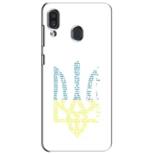 Чехол с принтом «Герб из букв» для Samsung Galaxy A30 2019 (A305F)