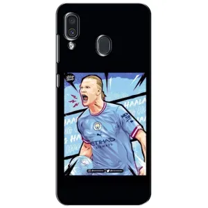 Чохли з футболістом Ерлінг Холанд для Samsung Galaxy A30 2019 (A305F) (AlphaPrint) (гол Ерлінг Холанд)