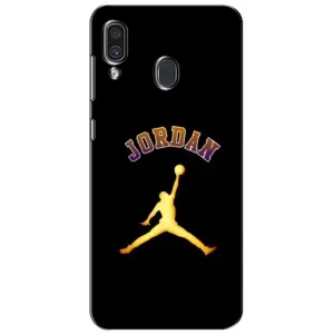 Чехлы для Samsung Galaxy A30 2019 (A305F) - с картинкой JORDAN (AlphaPrint) (Jordan Gold)