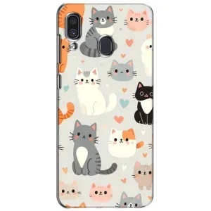 Чохол з принтом «Колаж котів» для Samsung Galaxy A30 2019 (A305F)