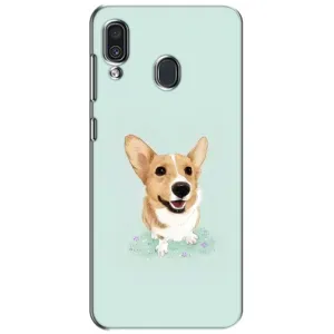 Чехлы с собаками для Samsung Galaxy A30 2019 (A305F) (VPrint) (Корги)