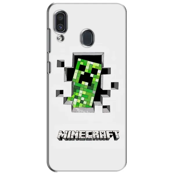 Чохол з принтом «кріпер Майнкрафт» для Samsung Galaxy A30 2019 (A305F)
