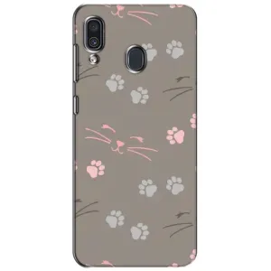 Чохол з принтом «Лапи і вуса» для Samsung Galaxy A30 2019 (A305F)
