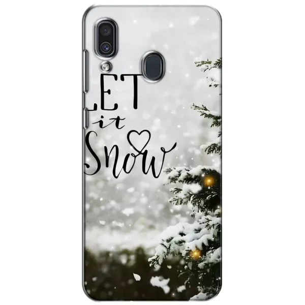 Чехол с принтом «Let it snow» для Samsung Galaxy A30 2019 (A305F)