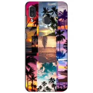 Силиконовый чехол с КАРТИНКАМИ лето для Samsung Galaxy A30 2019 (A305F) (AlphaPrint) (Летний отпуск)