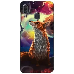 Чехол с принтом «Лисица в космосе» для Samsung Galaxy A30 2019 (A305F)