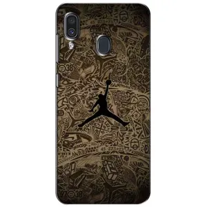 Чехлы для Samsung Galaxy A30 2019 (A305F) - с картинкой JORDAN (AlphaPrint) (Logo Jordan)