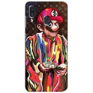 Брендновые Чехлы для Samsung Galaxy A30 2019 (A305F) - (PREMIUMPrint) (Mario LV)
