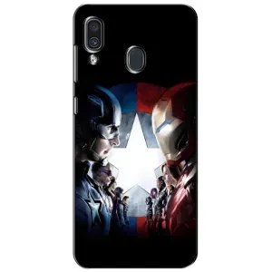 Чехлы с героями Марвел Samsung Galaxy A30 2019 (A305F) (VPrint) (Марвел стайл)