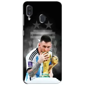 Чехлы для Samsung Galaxy A30 2019 (A305F) (Leo чемпион) (AlphaPrint) (Месси Чемпион)