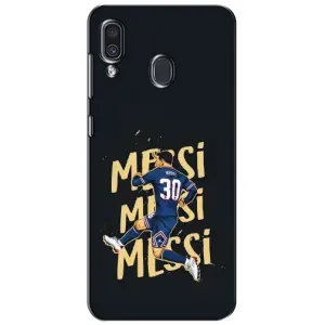 Чехлы для Samsung Galaxy A30 2019 (A305F) (Leo чемпион) (AlphaPrint) (Messi ПСЖ)