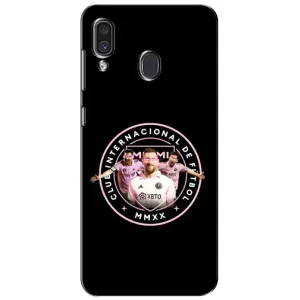 Чохол з принтом «Мессі в лого» для Samsung Galaxy A30 2019 (A305F)