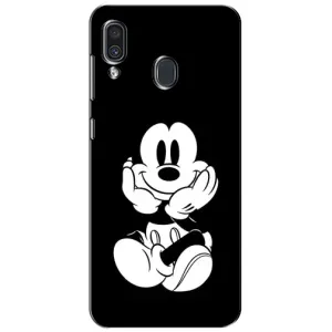 Чохол з принтом «Маус на чорному» для Samsung Galaxy A30 2019 (A305F)