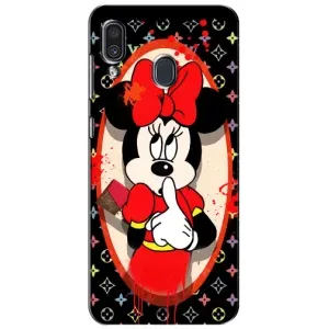 Чехол Disney Mouse Samsung Galaxy A30 2019 (A305F) (PREMIUMPrint) (Минни Маус ЛВ)