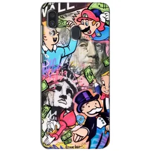 Чохол з принтом «Monopoly man» для Samsung Galaxy A30 2019 (A305F)