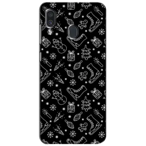 Новорічні, Святкові Чохли для Samsung Galaxy A30 2019 (A305F) - 2024 год (Новорічний фон)