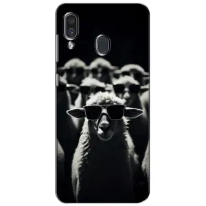 Чохол з принтом «Овечка в окулярах» для Samsung Galaxy A30 2019 (A305F)
