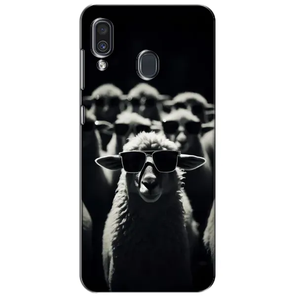 Чохол з принтом «Овечка в окулярах» для Samsung Galaxy A30 2019 (A305F)
