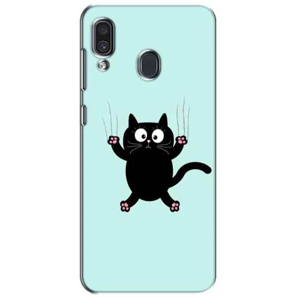Чехол с принтом «Падающий кот» для Samsung Galaxy A30 2019 (A305F)