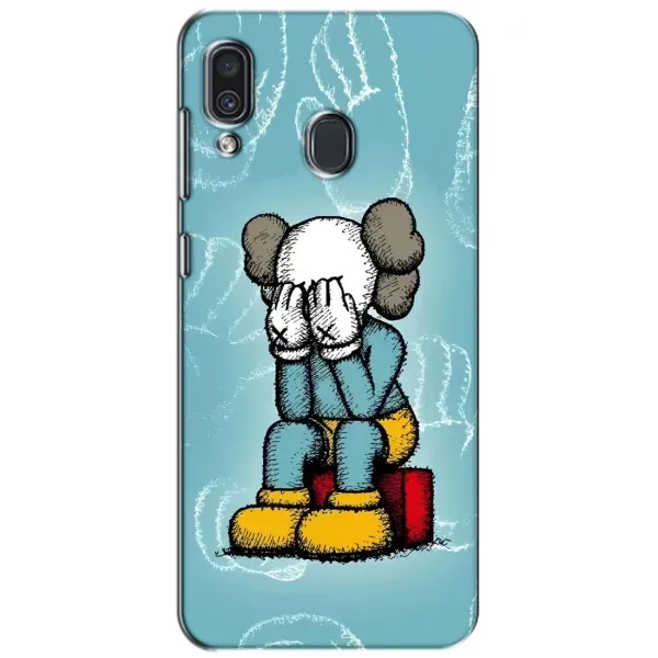 Чехол с принтом «Плач Bearbrick» для Samsung Galaxy A30 2019 (A305F)